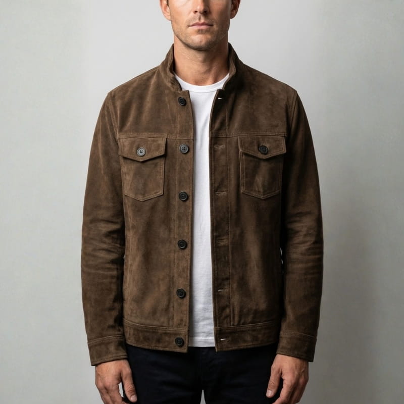 Eugenio Suede Traveler Jacket