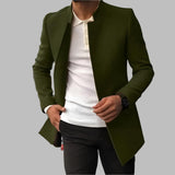 Luca Men's Slim Fit Long Coat
