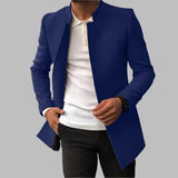 Luca Men's Slim Fit Long Coat