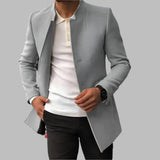Luca Men's Slim Fit Long Coat