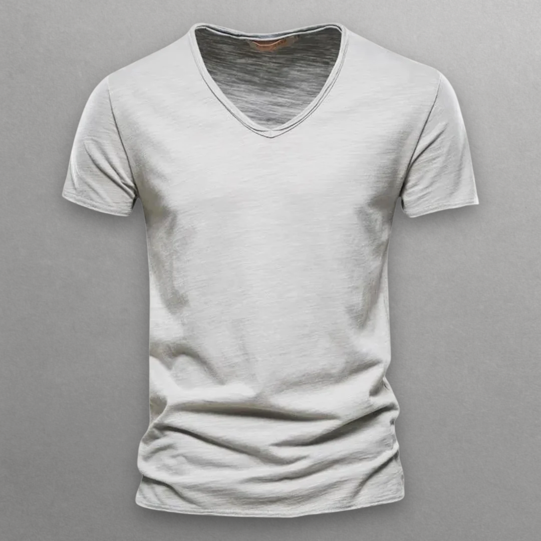 Kyoto Slim Fit V-Neck T-Shirt – Soft Premium Cotton for Everyday Style 1