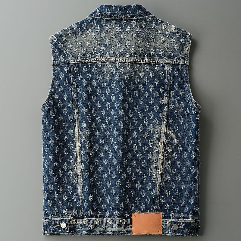 Cyrus Men’s Utility Vest – Durable Knit with Button Closure