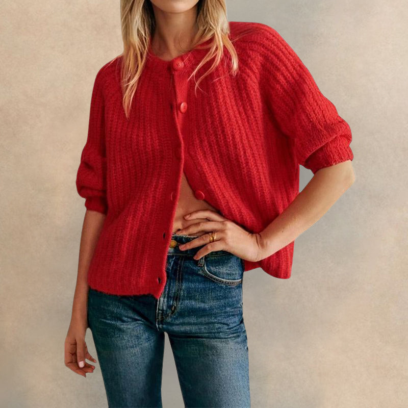 Sena Women’s Knit Cardigan – Lightweight Soft Fabric with Relaxed Drape