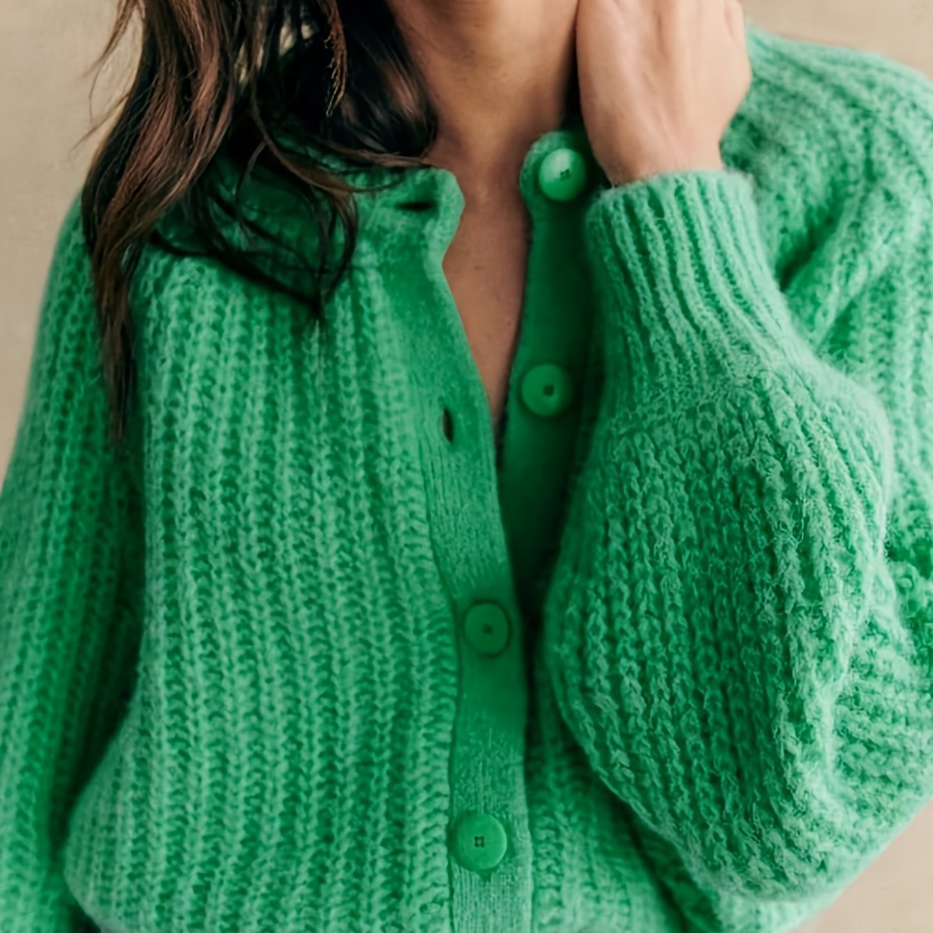 Sena Women’s Knit Cardigan – Lightweight Soft Fabric with Relaxed Drape