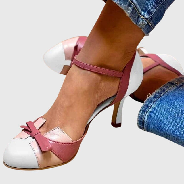Lila Strappy Heeled Sandals – Elegant Wedding Shoes for Bride with Padded Comfort 1