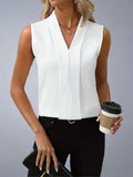 Lola V-Neck Tank Top – Lightweight Fabric & Relaxed Fit for Summer Outings 0