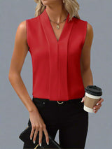Lola V-Neck Tank Top – Lightweight Fabric & Relaxed Fit for Summer Outings 3
