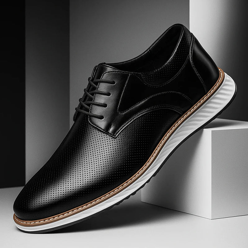 Quentin Genuine Leather Dress Shoes – Refined Formal Lace-Up Design