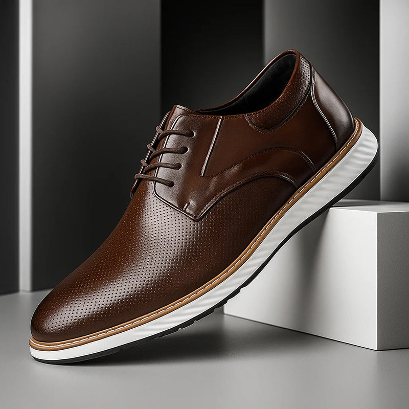 Quentin Genuine Leather Dress Shoes – Refined Formal Lace-Up Design