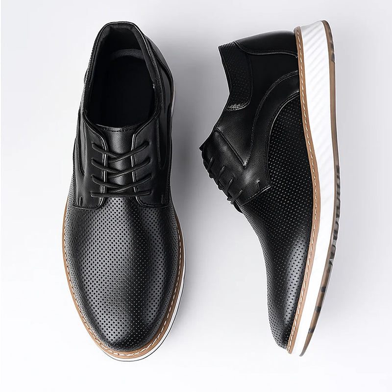 Quentin Genuine Leather Dress Shoes – Refined Formal Lace-Up Design