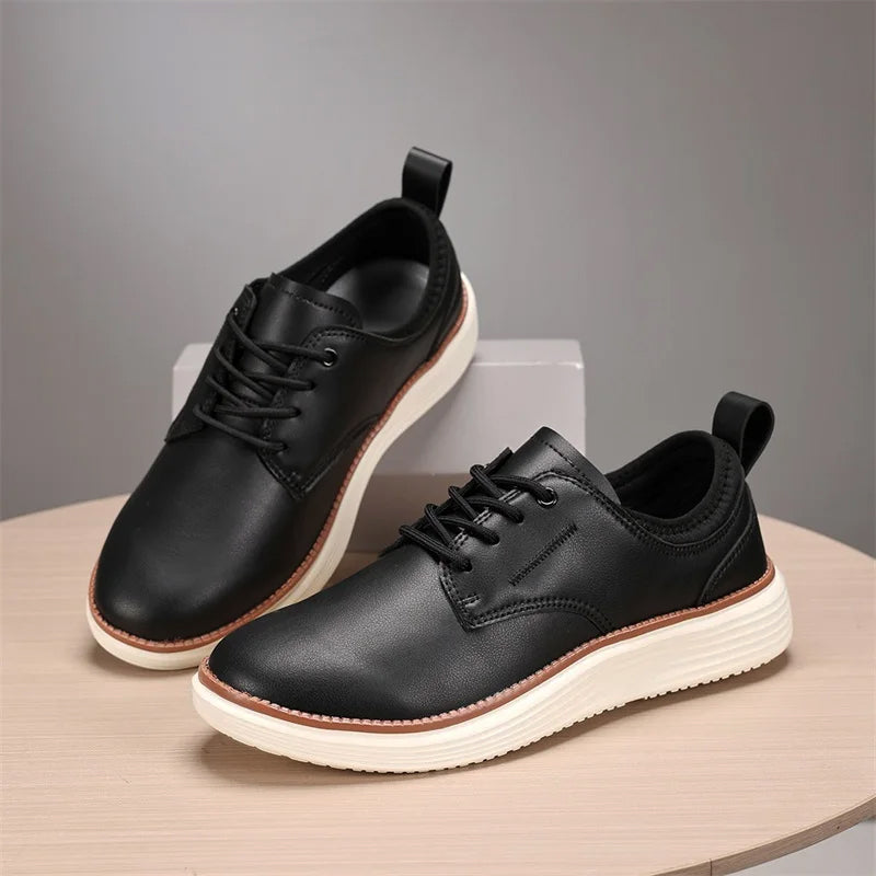 Riley Men’s Leather Lace-Up Shoes