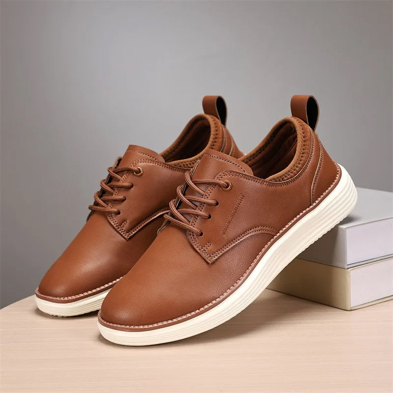 Riley Men’s Leather Lace-Up Shoes