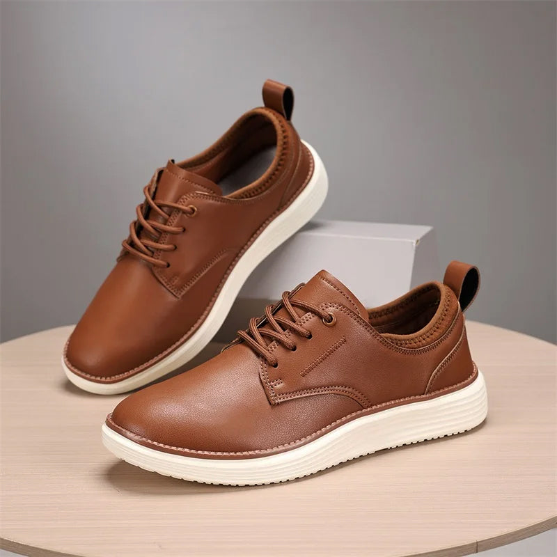 Riley Men’s Leather Lace-Up Shoes