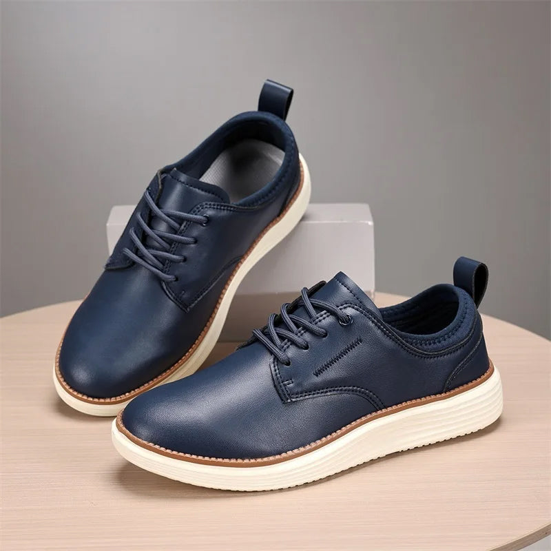 Riley Men’s Leather Lace-Up Shoes