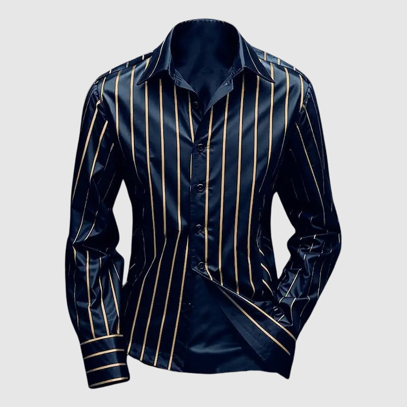 Avery Slim Fit Striped Dress Shirt