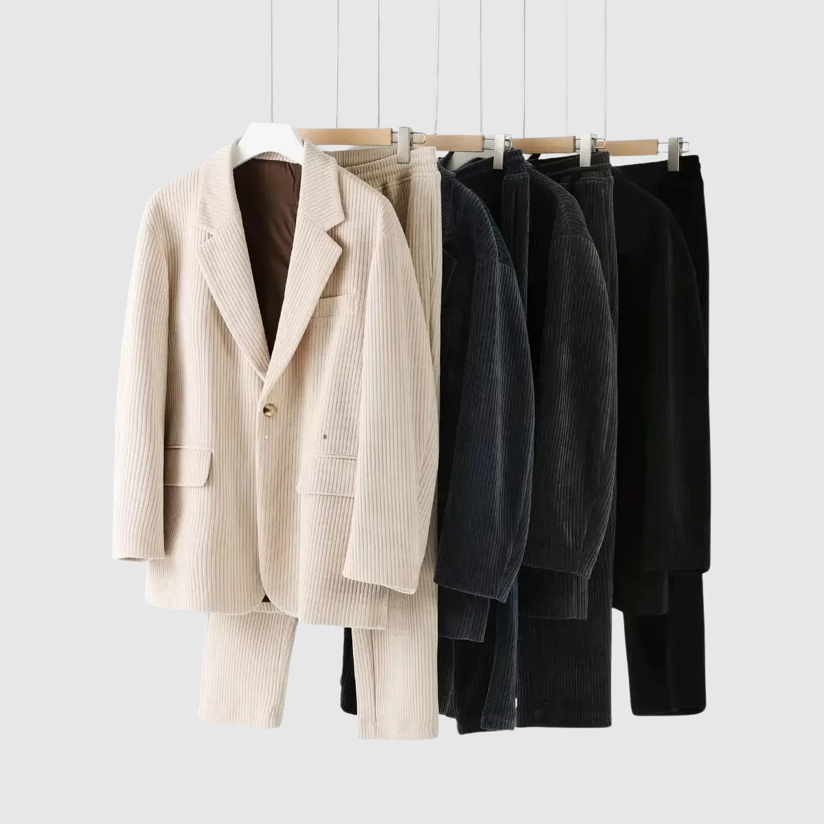 Logan Men’s Tailored Corduroy Suit