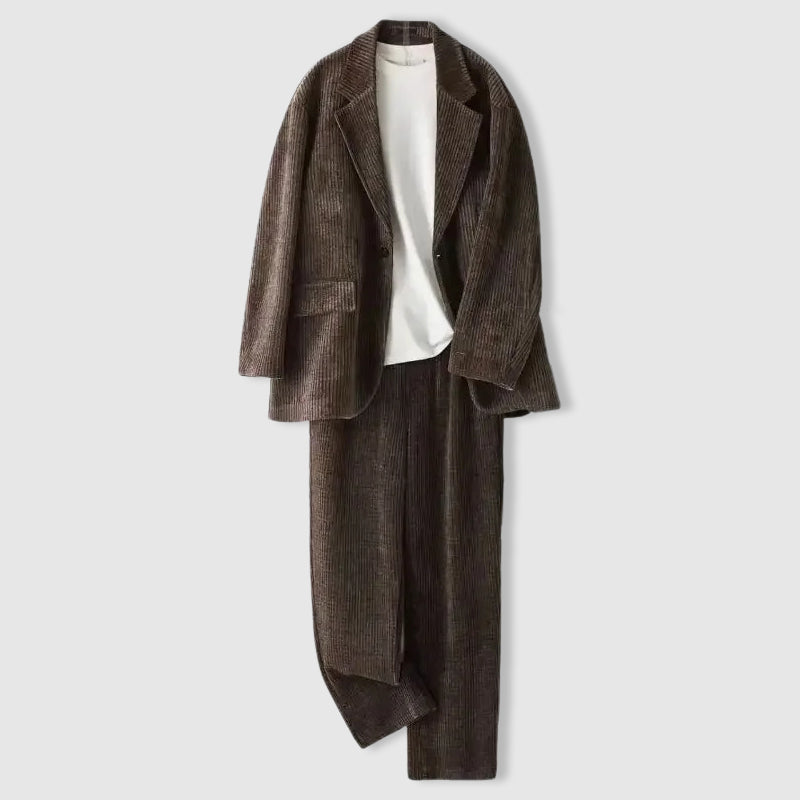 Logan Men’s Tailored Corduroy Suit