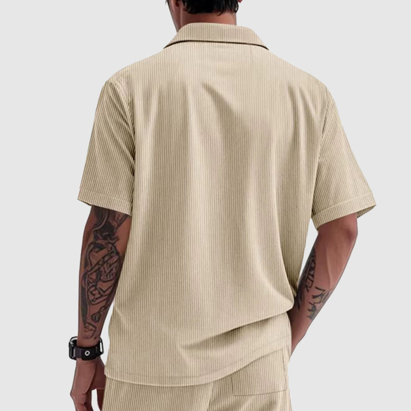 Lorenzo Classic Fit Polo Shirt – Durable Poly-Blend with Chest Pockets 6
