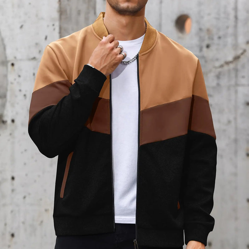 Sydney Colorblock Bomber Jacket
