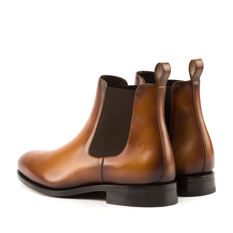 Madrid Premium Black Chelsea Boots for Men – Genuine Leather with Rounded Toe Design 7