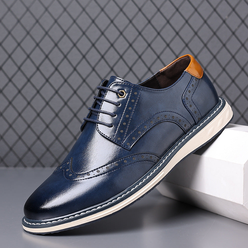 Boris Men’s Leather Brogue Shoes