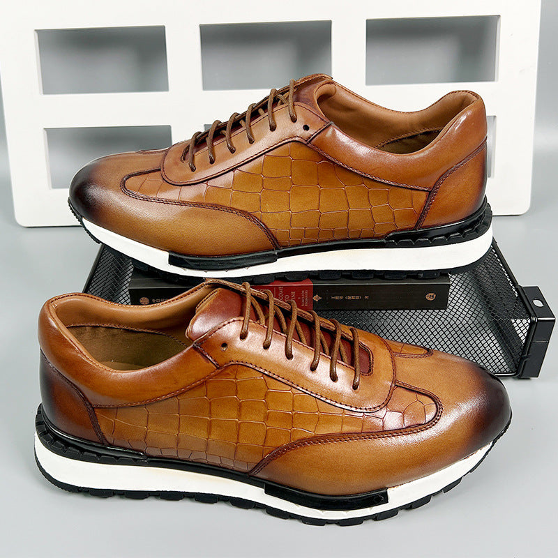 Marcello Genuine Leather Sneakers – Premium Casual Dress Footwear