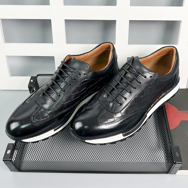 Marcello Genuine Leather Sneakers – Premium Casual Dress Footwear