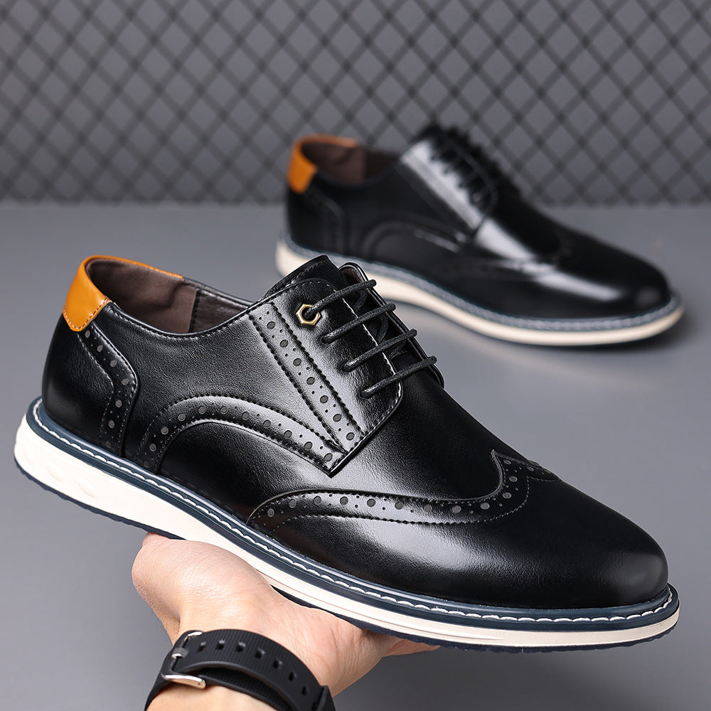 Boris Men’s Leather Brogue Shoes