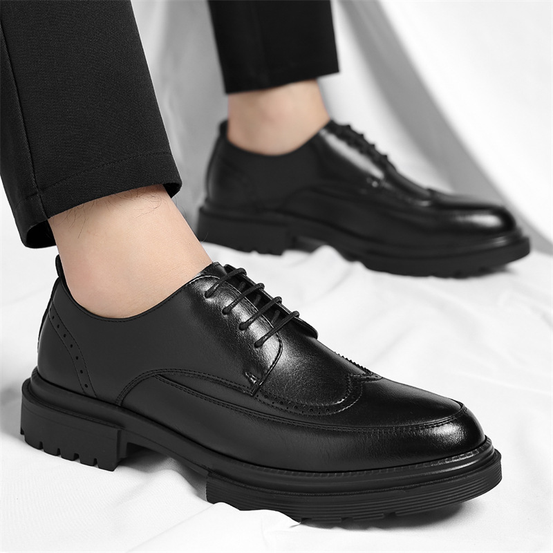 Andrew Men’s Brogue Leather Dress Shoes
