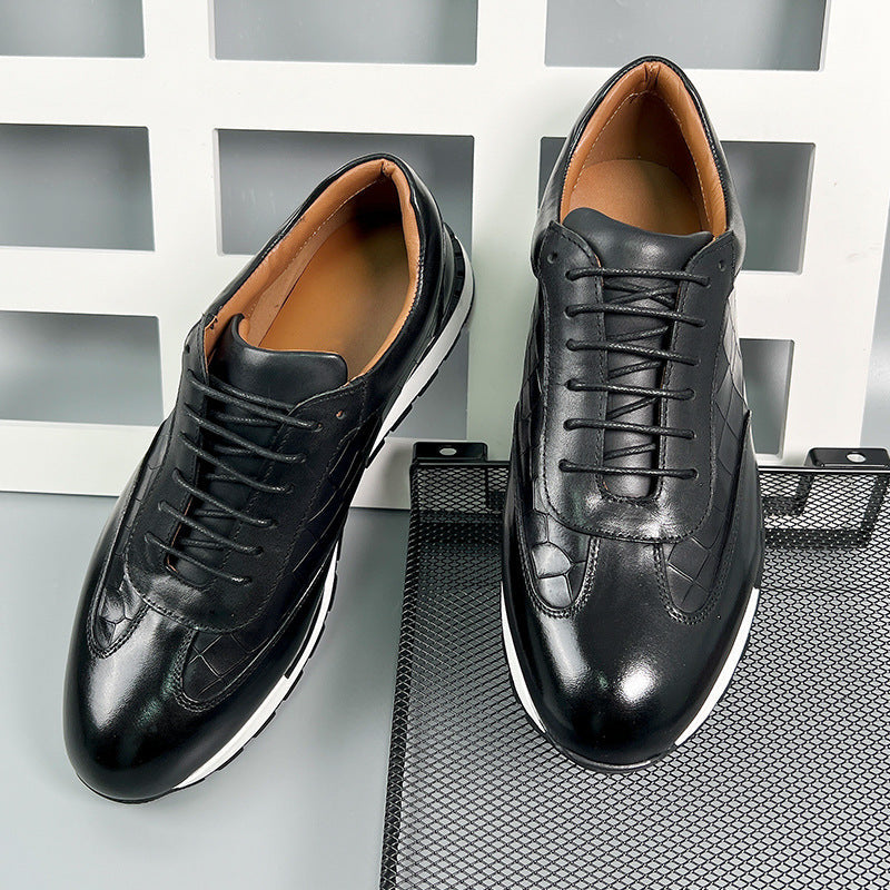 Marcello Genuine Leather Sneakers – Premium Casual Dress Footwear