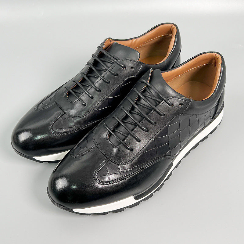 Marcello Genuine Leather Sneakers – Premium Casual Dress Footwear