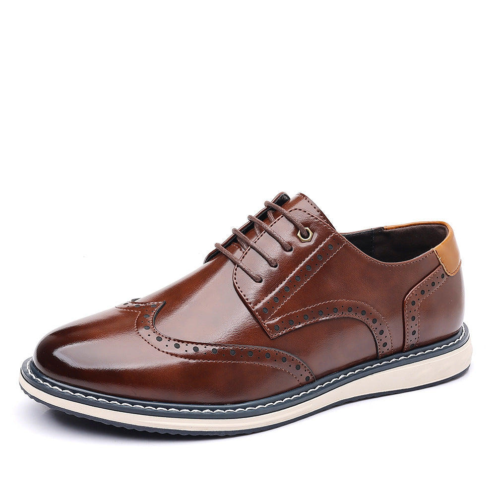 Boris Men’s Leather Brogue Shoes