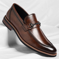 Patrick Men’s Leather Loafers – Italian Leather Slip-On Dress Shoes