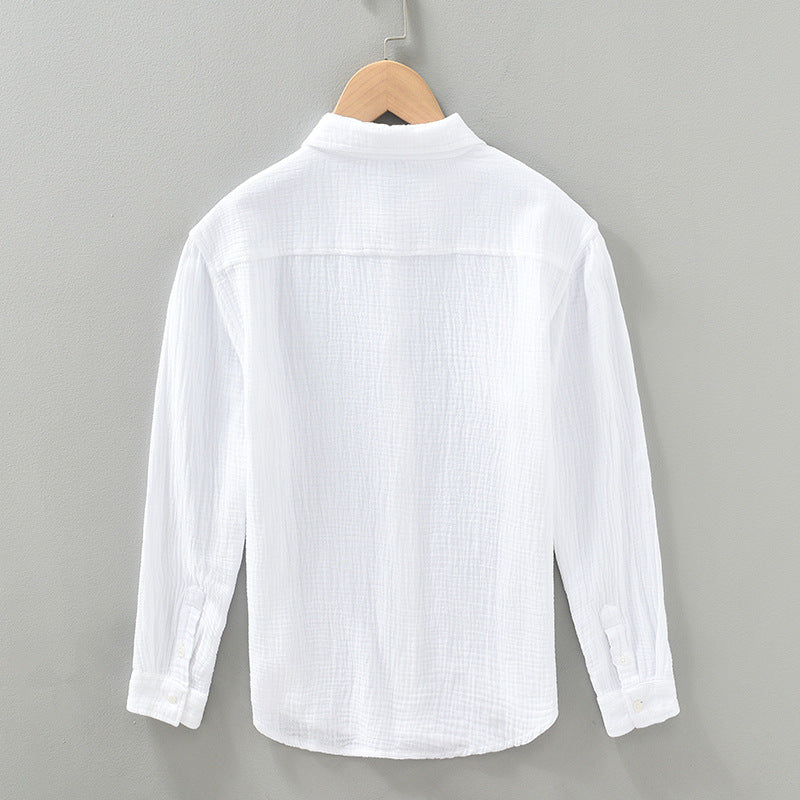 Monaco Double-Gauze Cotton Shirt