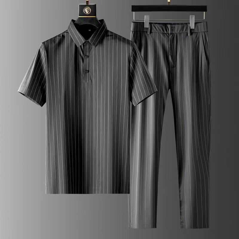 Dakota Cotton Polo & Tapered Trouser Set