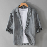 Rome Striped Linen Shirt