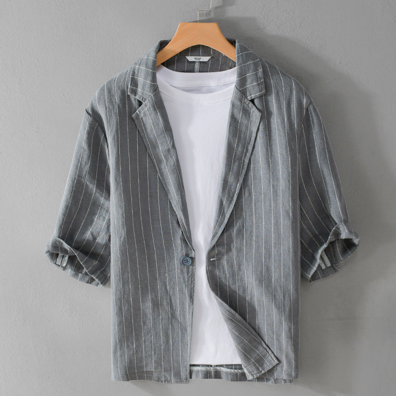 Rome Striped Linen Shirt