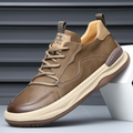 Alessio Men’s Italian Leather Sneakers – Handcrafted Cushioned Comfort