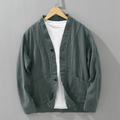 Oslo Casual Button-Up Linen Jacket