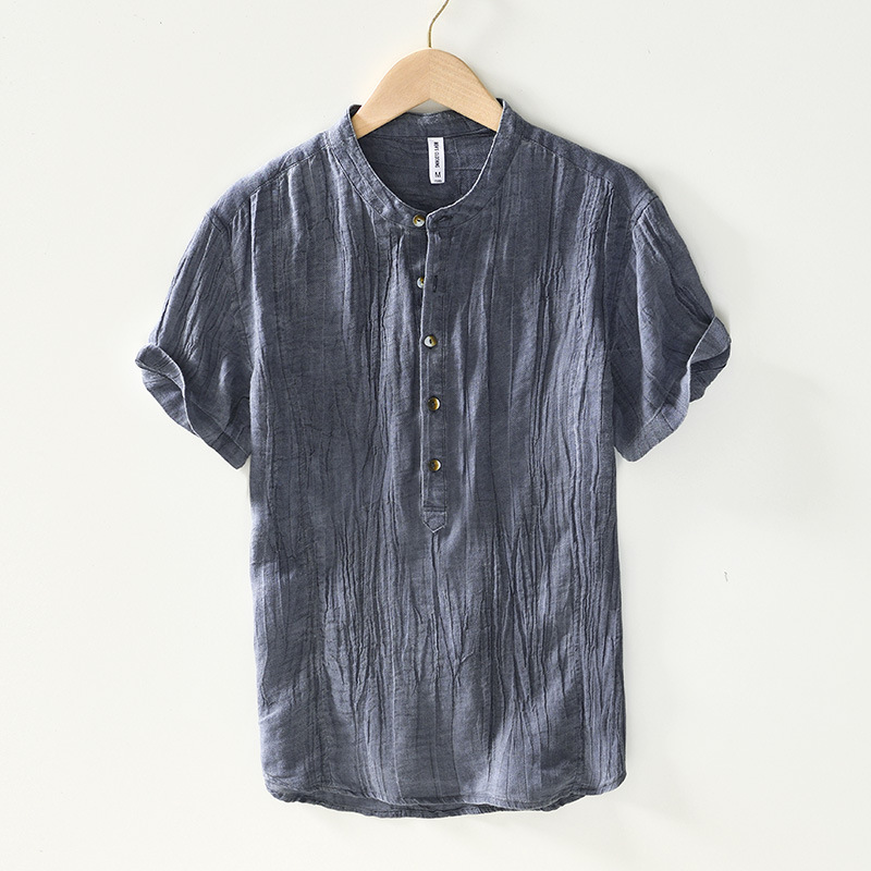 Elodie Henley Linen Men's Shirt
