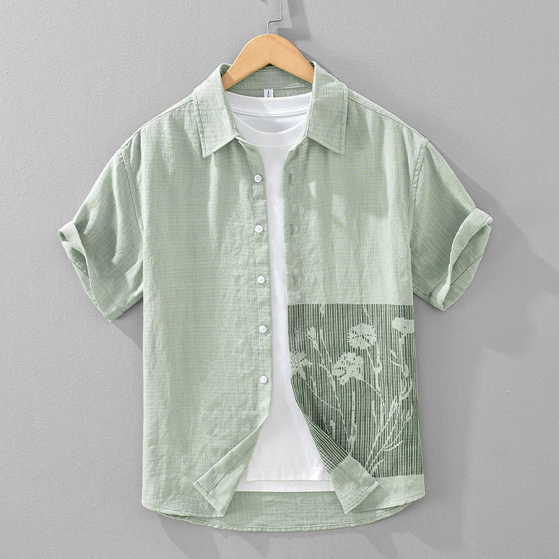 Nico Botanical Print Shirt – Breezy Floral Shirt for Summer Escapes