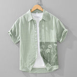 Nico Botanical Print Shirt – Breezy Floral Shirt for Summer Escapes