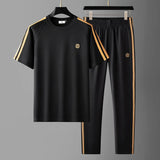 Mateo Modern Tracksuit Set – Sleek Zip Jacket & Drawstring Joggers for Everyday Streetwear Ease