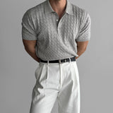 Ralph Cable Knit Polo – Luxe Texture in a Modern Silhouette