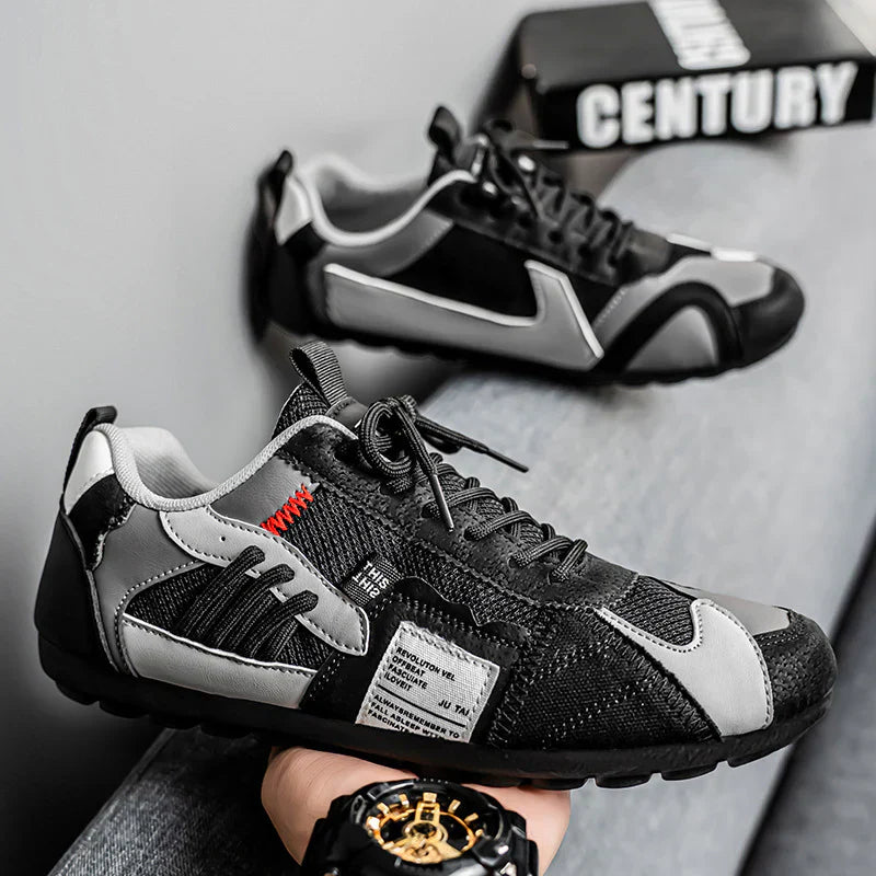 Lennox Men’s Sneakers – Utility Mixed-Material Adventure-Ready Design