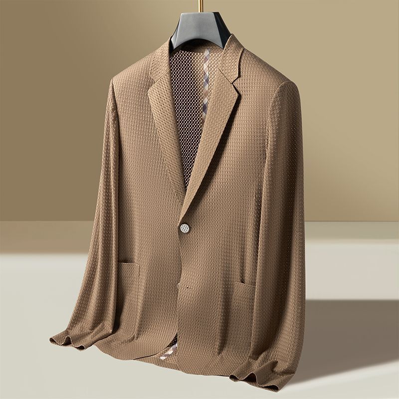 Jasper Knitted Blazer – Textured Knit Blazer for Smart-Casual Layering