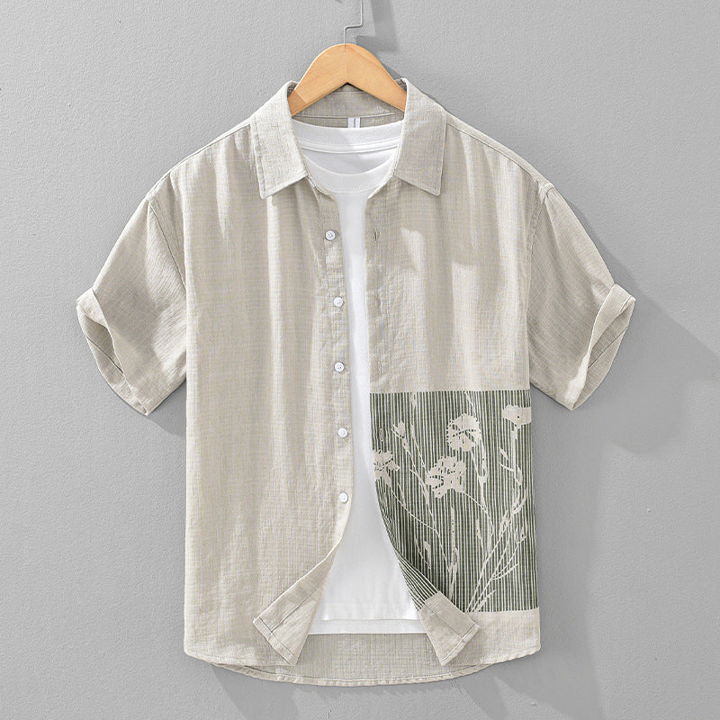 Nico Botanical Print Shirt – Breezy Floral Shirt for Summer Escapes