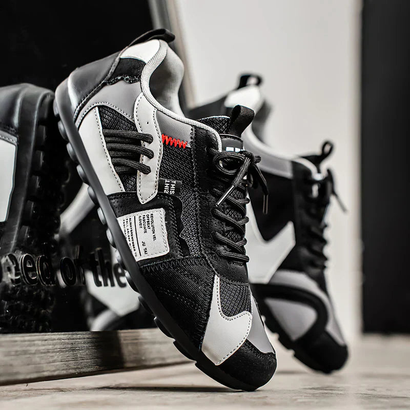 Lennox Men’s Sneakers – Utility Mixed-Material Adventure-Ready Design