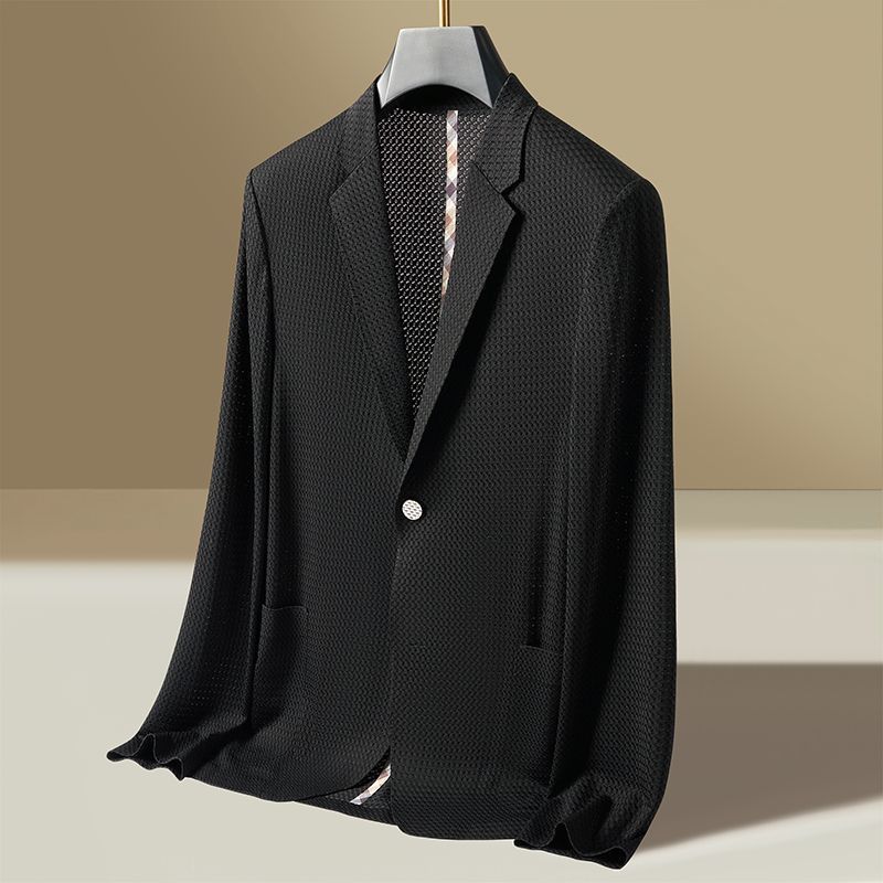 Jasper Knitted Blazer – Textured Knit Blazer for Smart-Casual Layering
