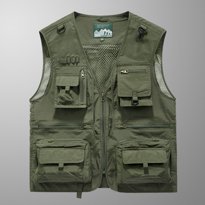 Jaxon Utility Vest – Tactical-Inspired Streetwear Layer for All-Season Utility